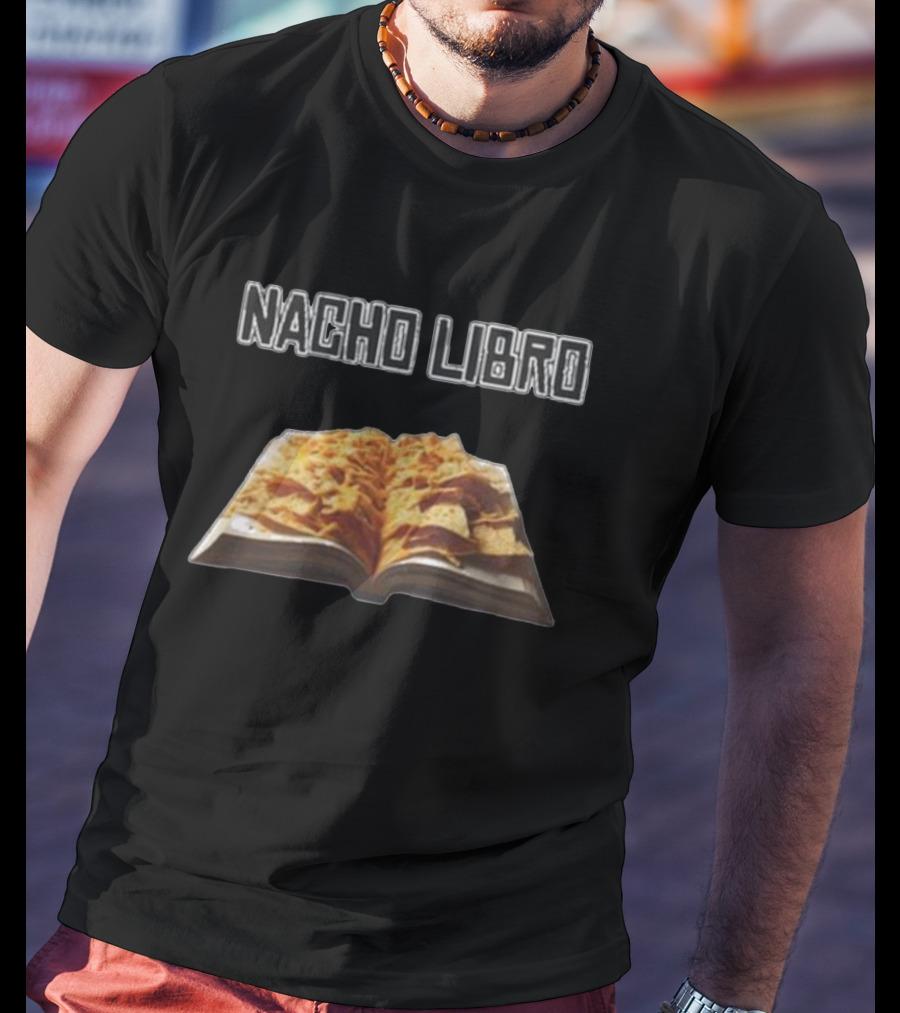 Nacho Libro Open Book With Tortilla Chips T-Shirt