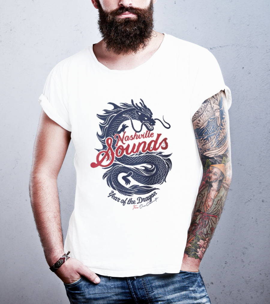 Nashville Sounds Year Of The Dragon Tom Bancroft T-Shirt