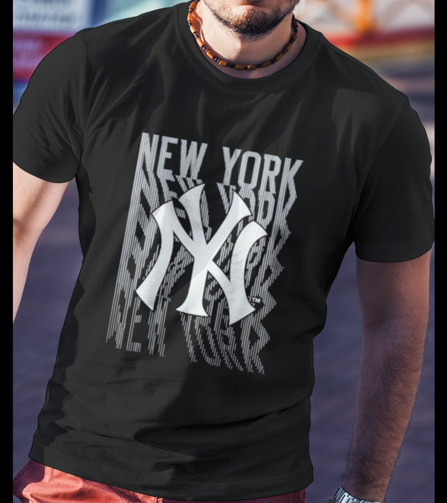 New York Yankees Youth Curveball Stripe T-Shirt