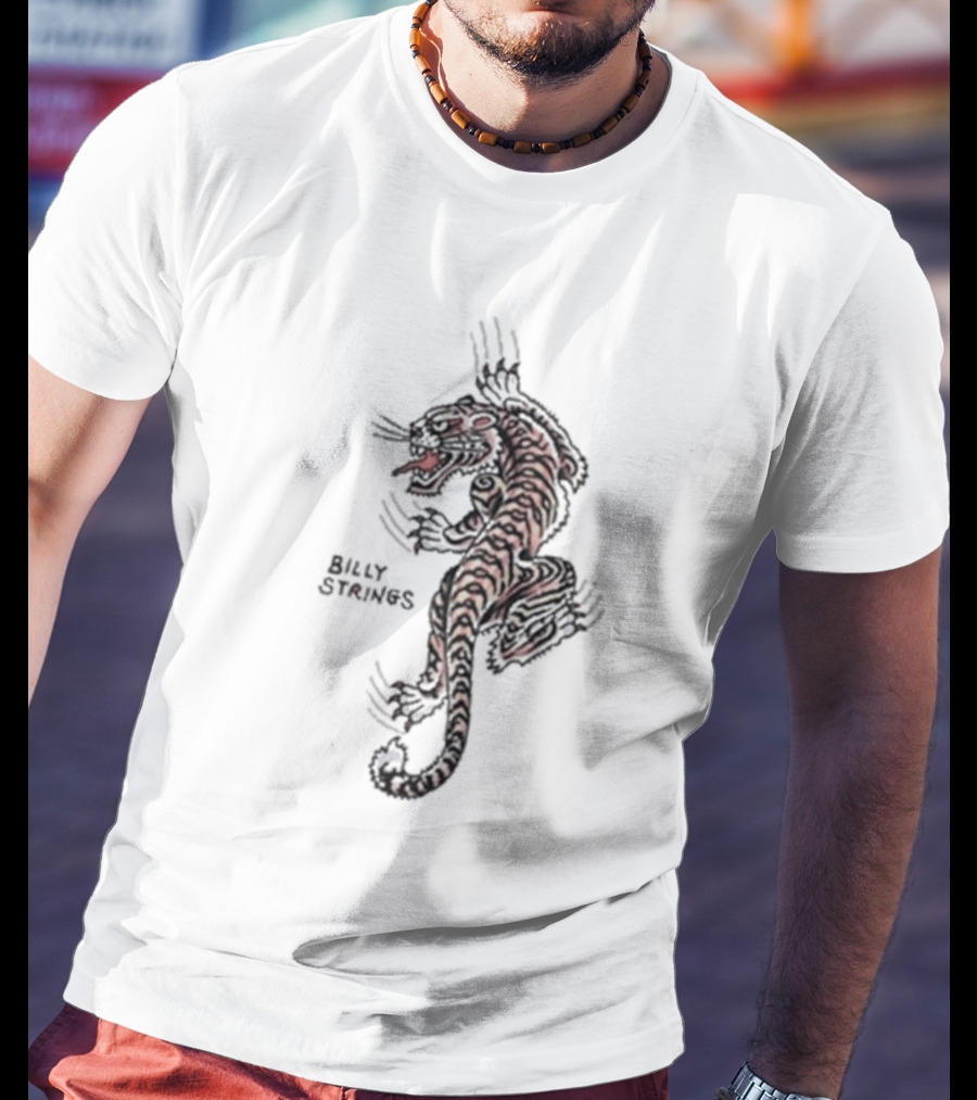 Billy Strings Old Gold Tiger Winter T-Shirt