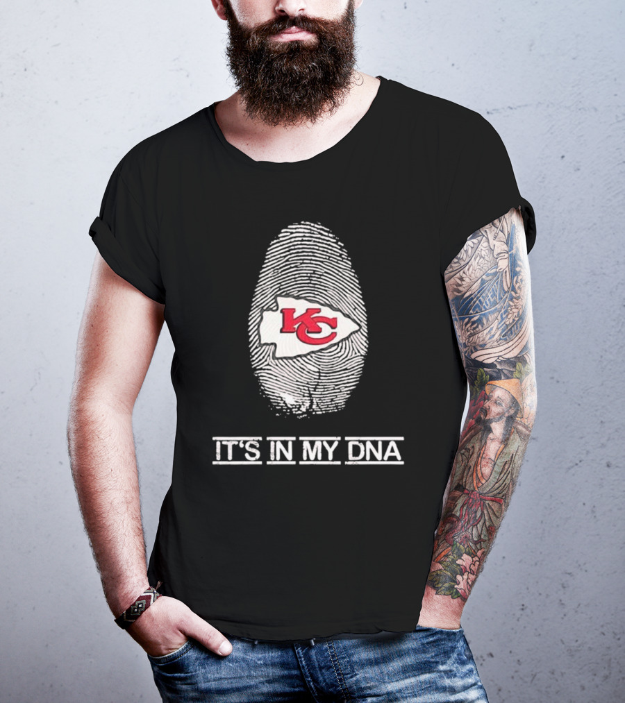 Kansas City Chiefs Fingerprint It's In My DNA T-Shirt