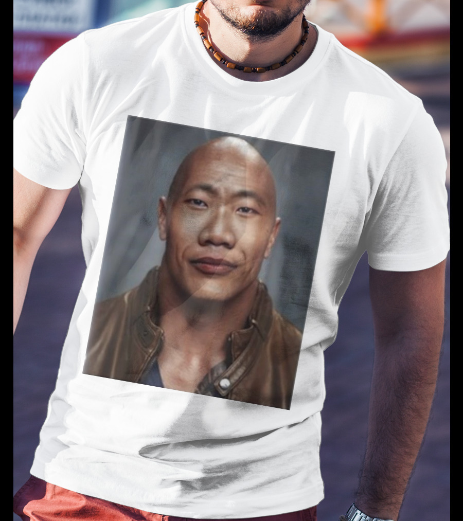 Dwayne The Wok Johnson Meme Face Mashup T-Shirt