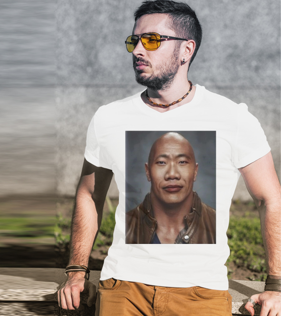 Dwayne The Wok Johnson Meme Face Mashup T-Shirt