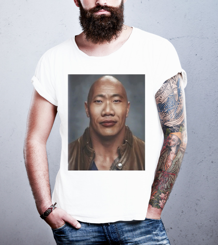 Dwayne The Wok Johnson Meme Face Mashup T-Shirt