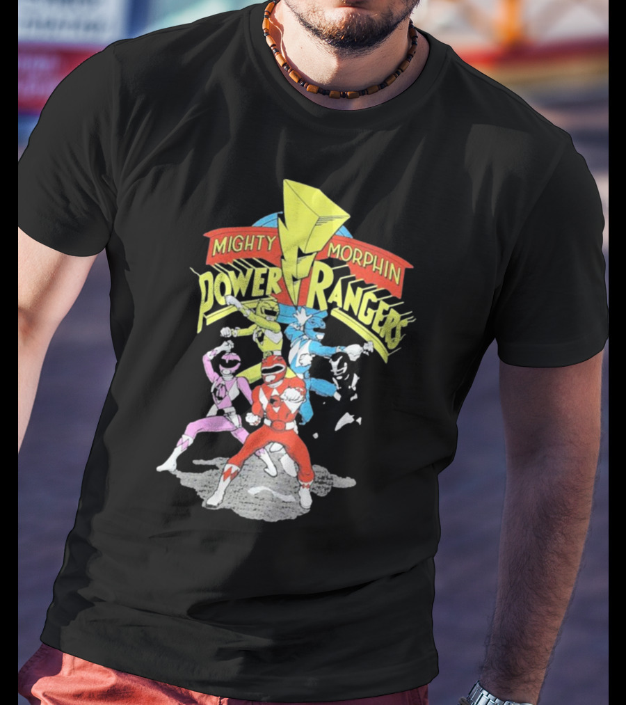 Mighty Morphin Power Rangers Classic Team T-Shirt