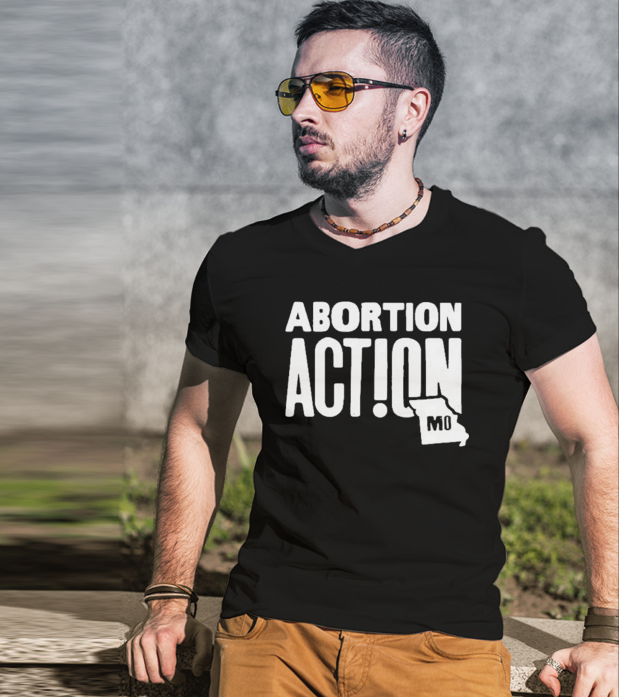Missouri Abortion Action MO Icon Bold Protest T-Shirt