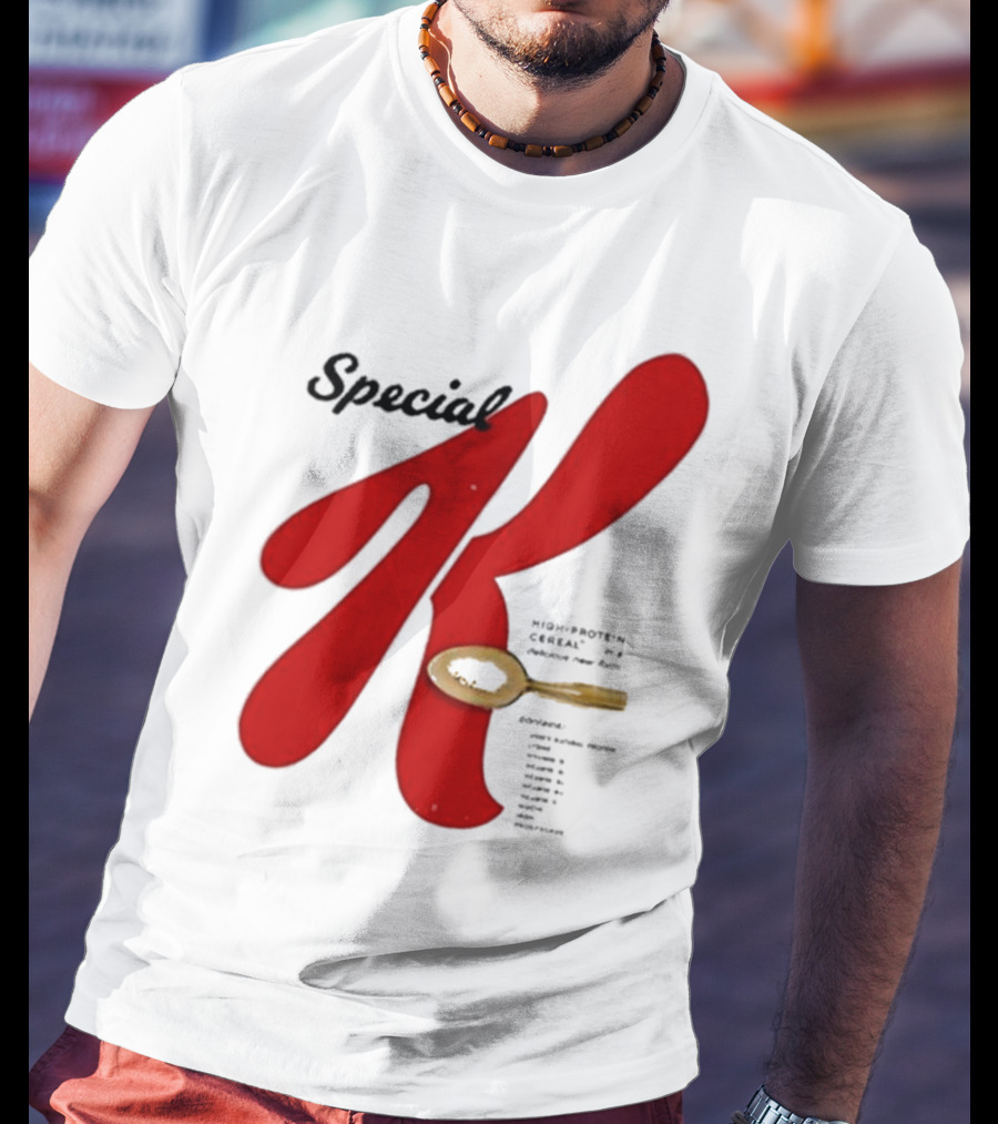 Special K High Protein Cereal Ketapoloclub Spoon T-Shirt