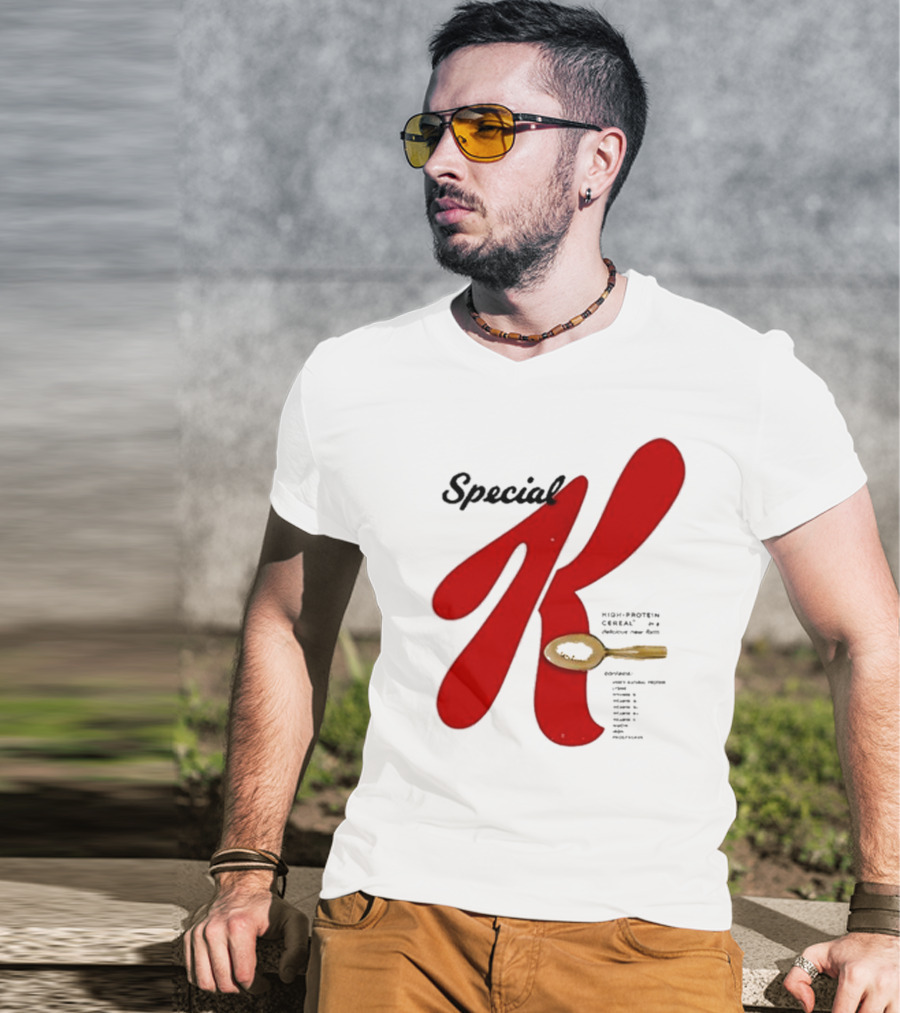 Special K High Protein Cereal Ketapoloclub Spoon T-Shirt