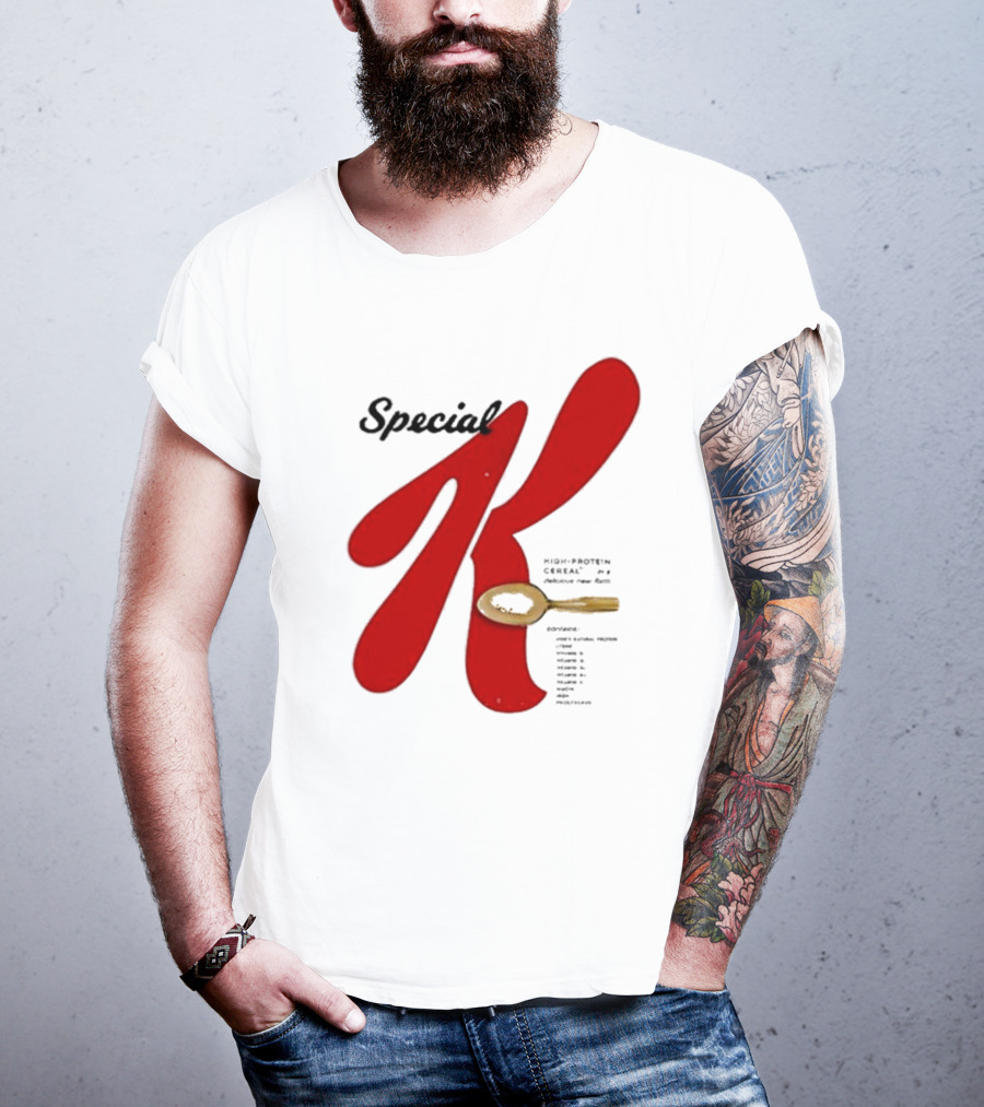 Special K High Protein Cereal Ketapoloclub Spoon T-Shirt