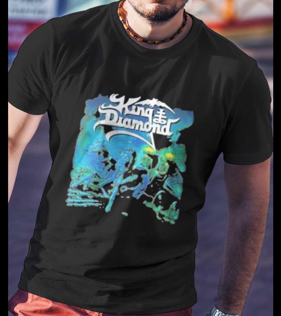 King Diamond Abigail Album Art Blue And Green T-Shirt