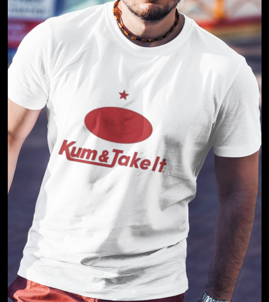 Kum And Take It Red Oval Star T-Shirt
