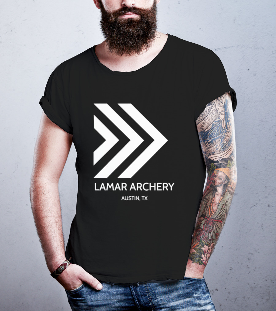 Lamar Archery Austin TX Arrow T-Shirt
