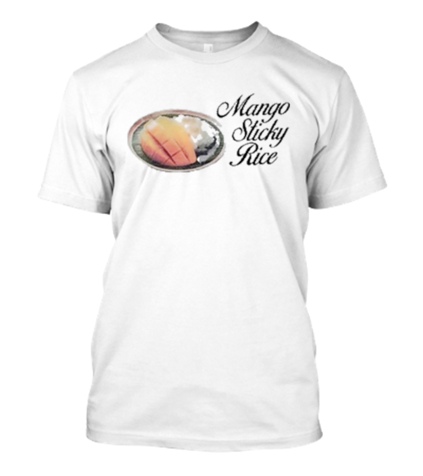 Mango Sticky Rice Tropical Fruit With Sticky Rice T-Shirt