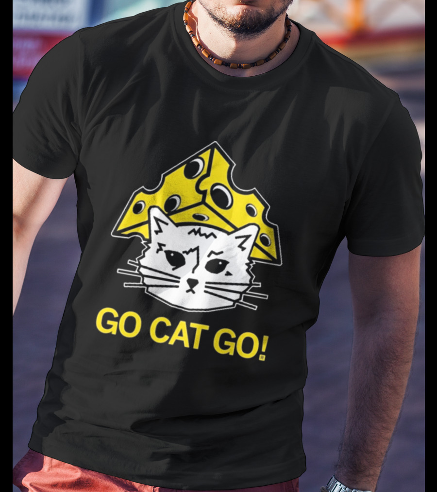 Raygun Cheesehead Go Cat Go T-Shirt