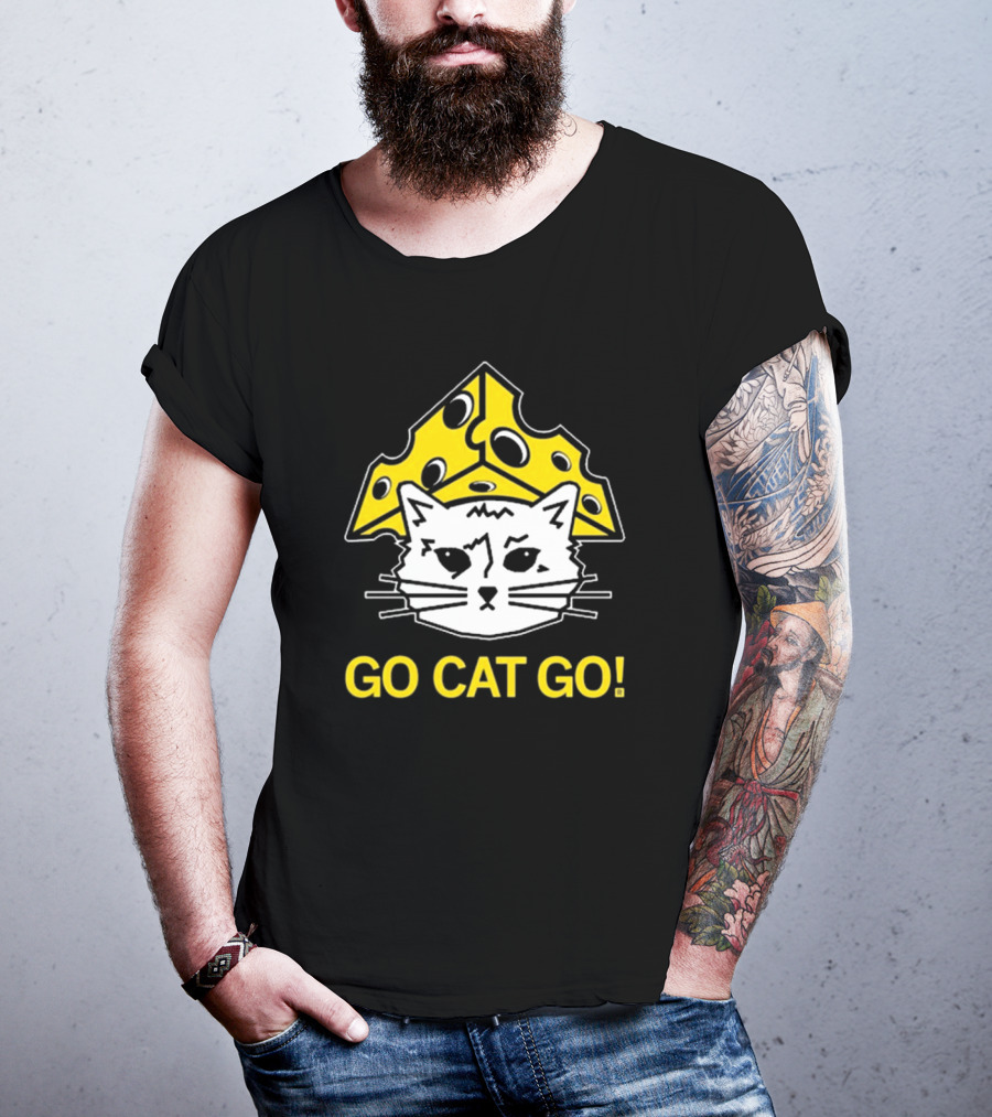 Raygun Cheesehead Go Cat Go T-Shirt