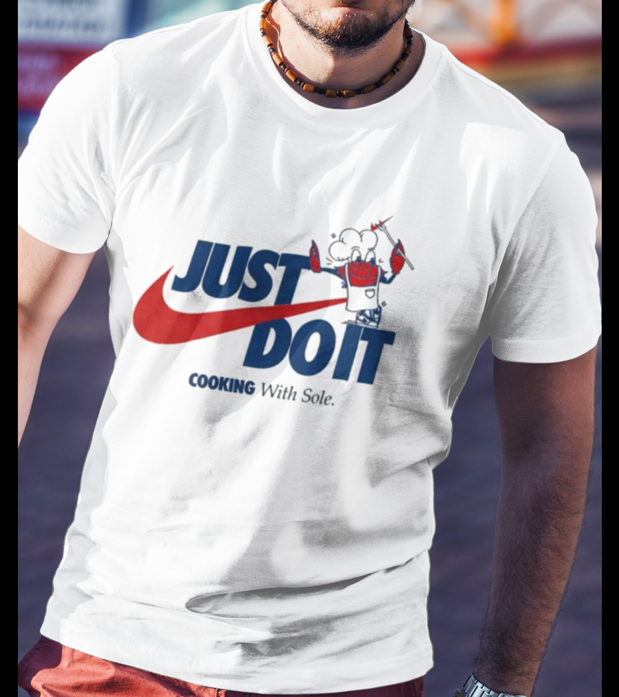 JUST DO IT Cooking With Sole Chef Swoosh T-Shirt