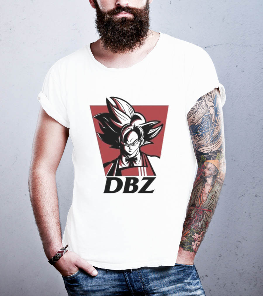 DBZ Kakarot Fried Chicken KFC Fusion T-Shirt