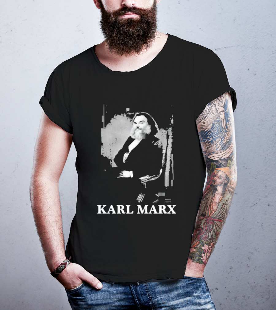 Karl Marx Jack Black Mashup T-Shirt