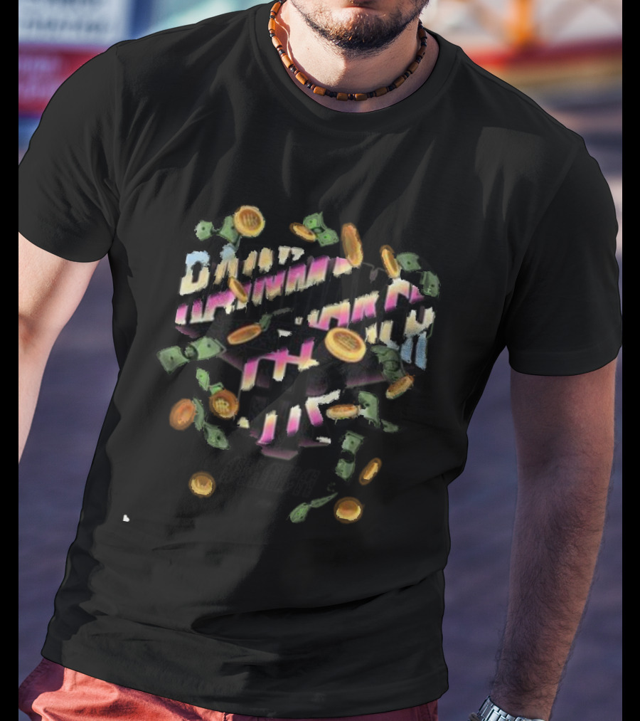 Rainmaker Kazuchika Okada Money Rain Coins Bills T-Shirt