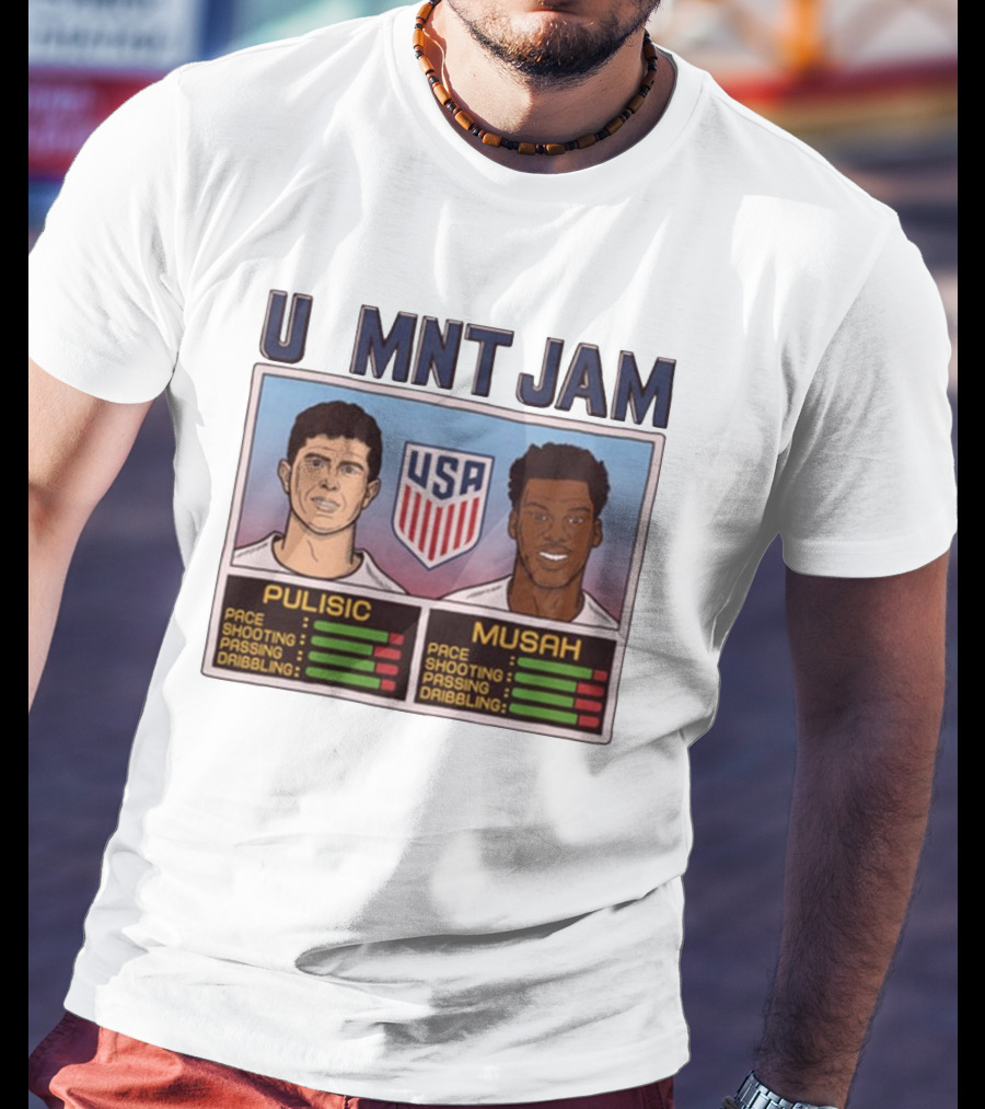 USMNT Jam Pulisic Musah USA Team Pace Shooting Passing Dribbling T-Shirt