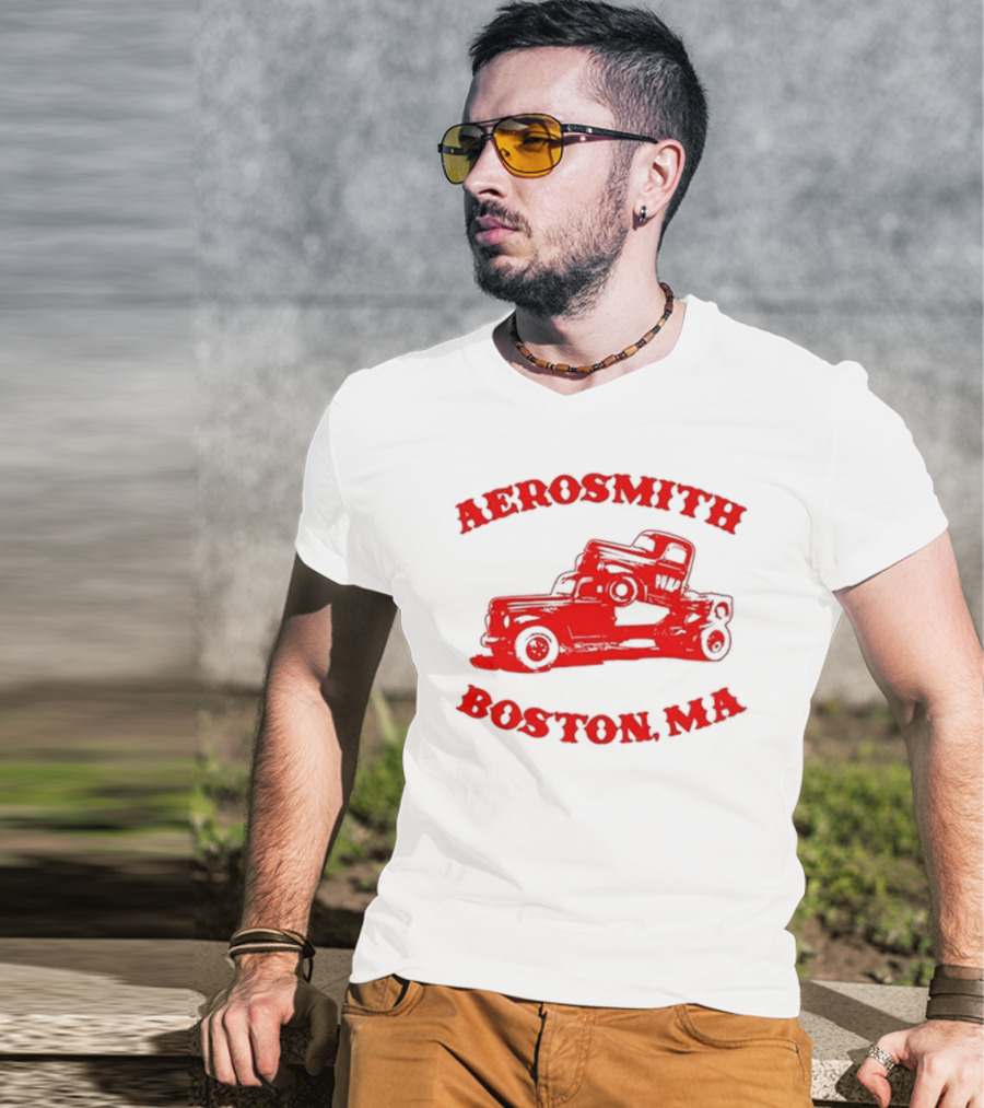 Aerosmith Boston MA Pump T-Shirt