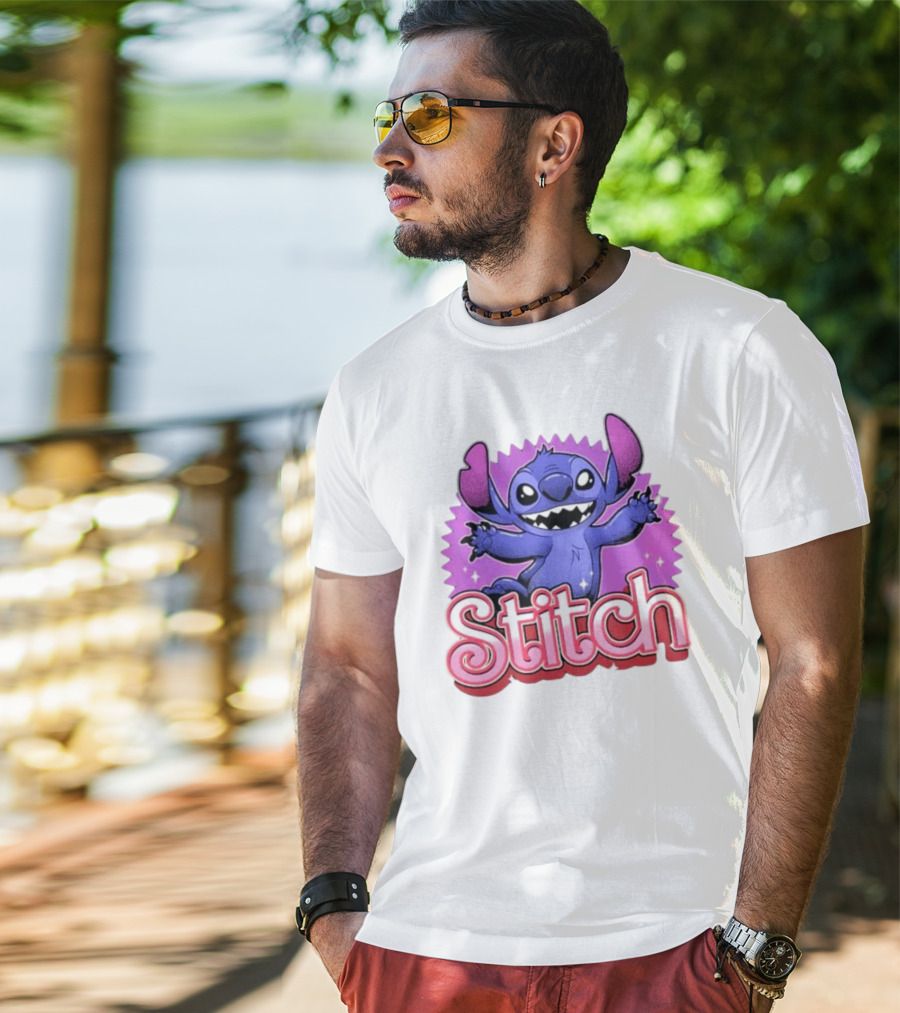 Stitch Alien Experiment 22 Fun Purple T-Shirt