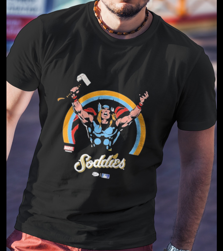 Amarillo Sod Poodles Marvel Soddies Thor T-Shirt