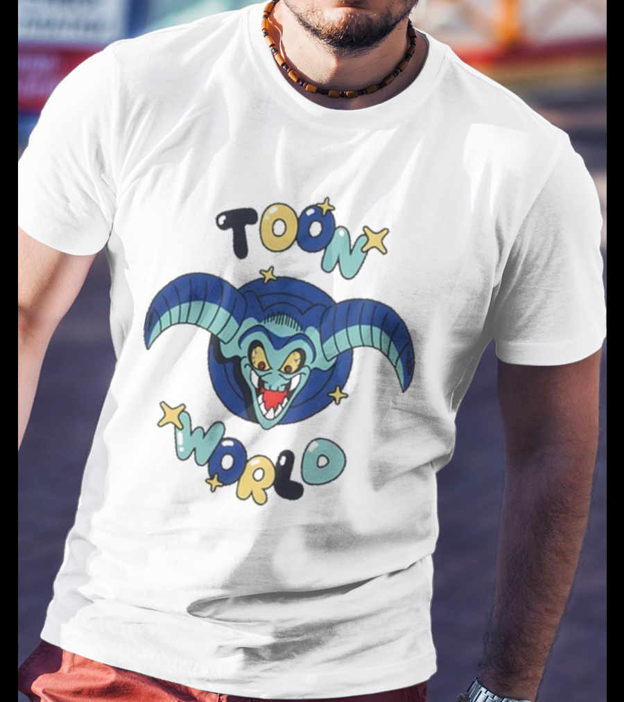 Hypland Yu-Gi-Oh Toon World With Blue Toon Monster Elements T-Shirt
