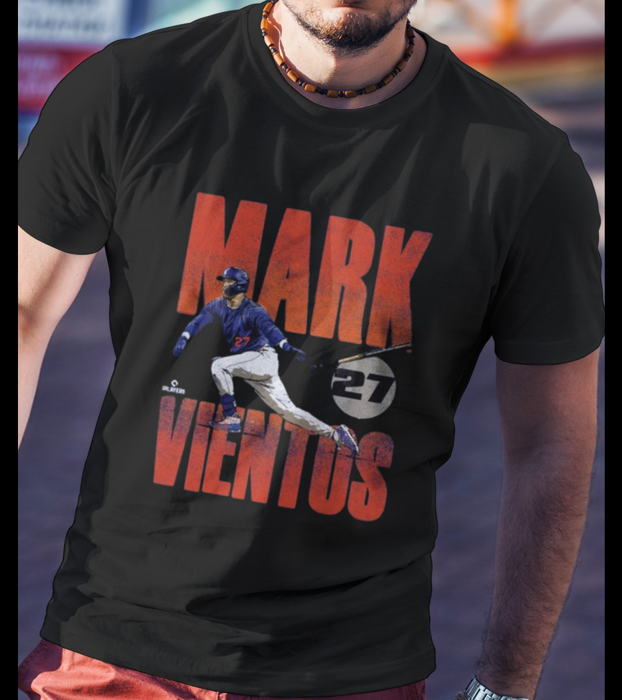 Mark Vientos 27 Action MLB New York Mets Bold Players T-Shirt