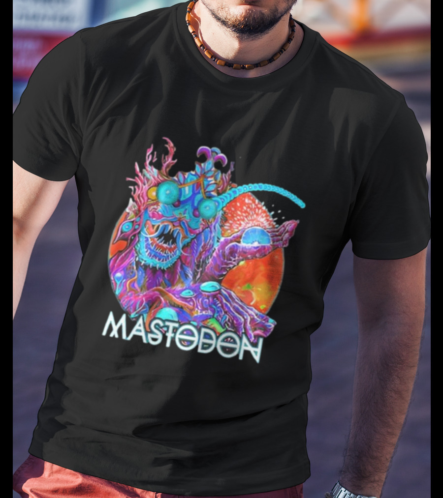 Mastodon Once More Round The Sun Colorful Creature T-Shirt