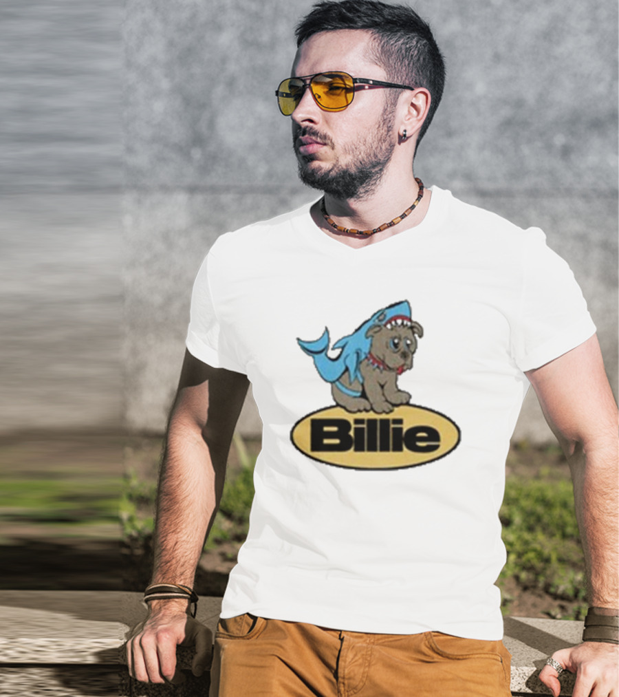 Billie Eilish Shark Puppy Raglan T-Shirt