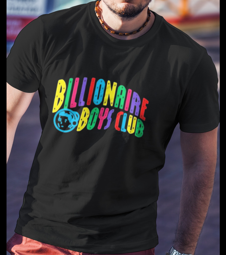 Billionaire Boys Club Kids Colorful Arch Logo With Astronaut T-Shirt