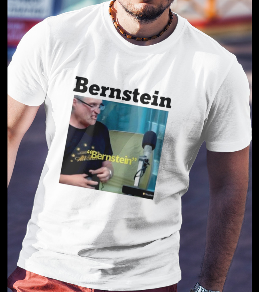 Bernstein Snarky Reply In Radio Studio Scene Featuring Microphone T-Shirt