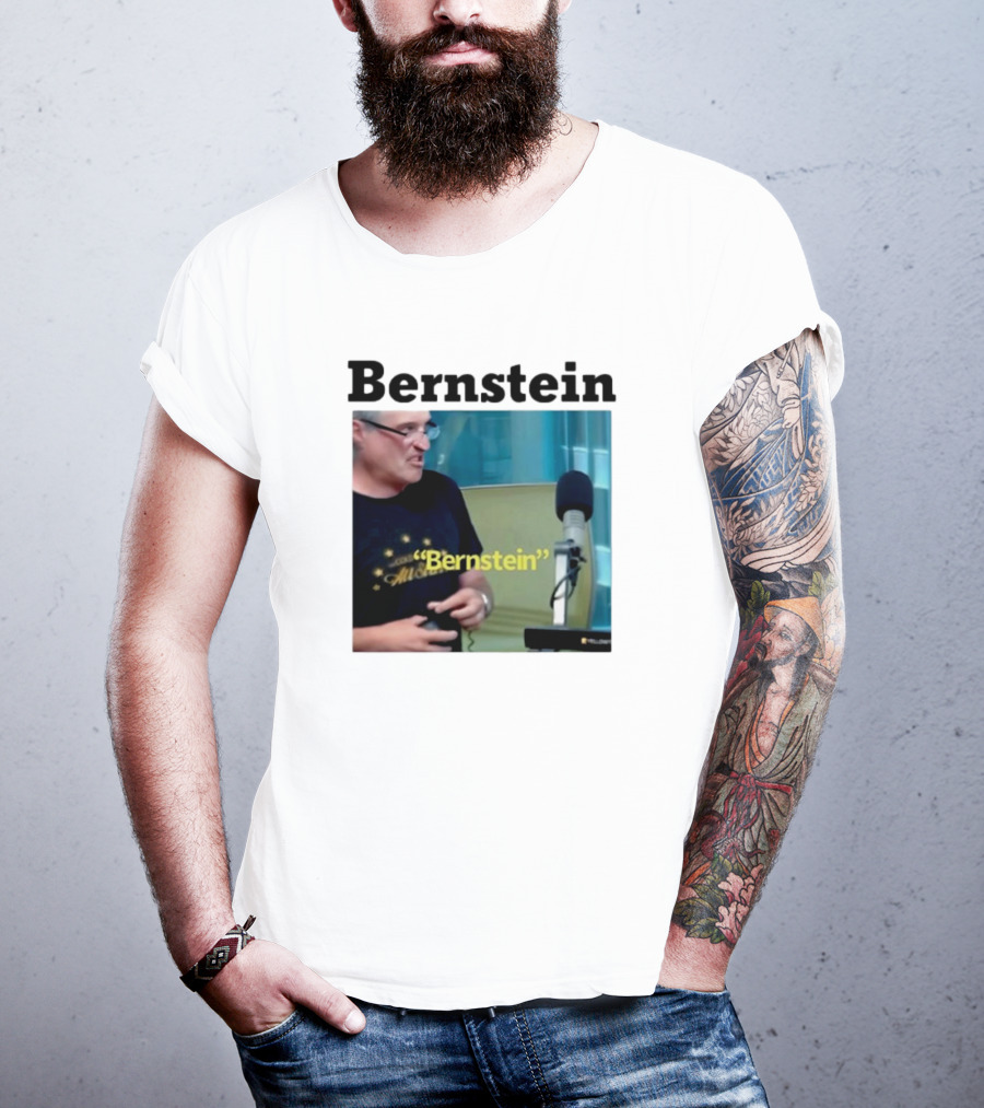 Bernstein Snarky Reply In Radio Studio Scene Featuring Microphone T-Shirt