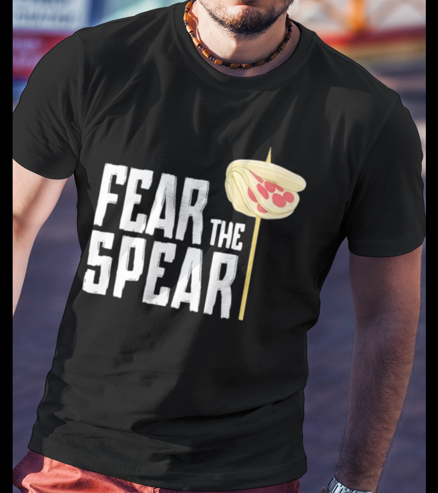 Detroit Tigers Fear The Spear Pizza T-Shirt