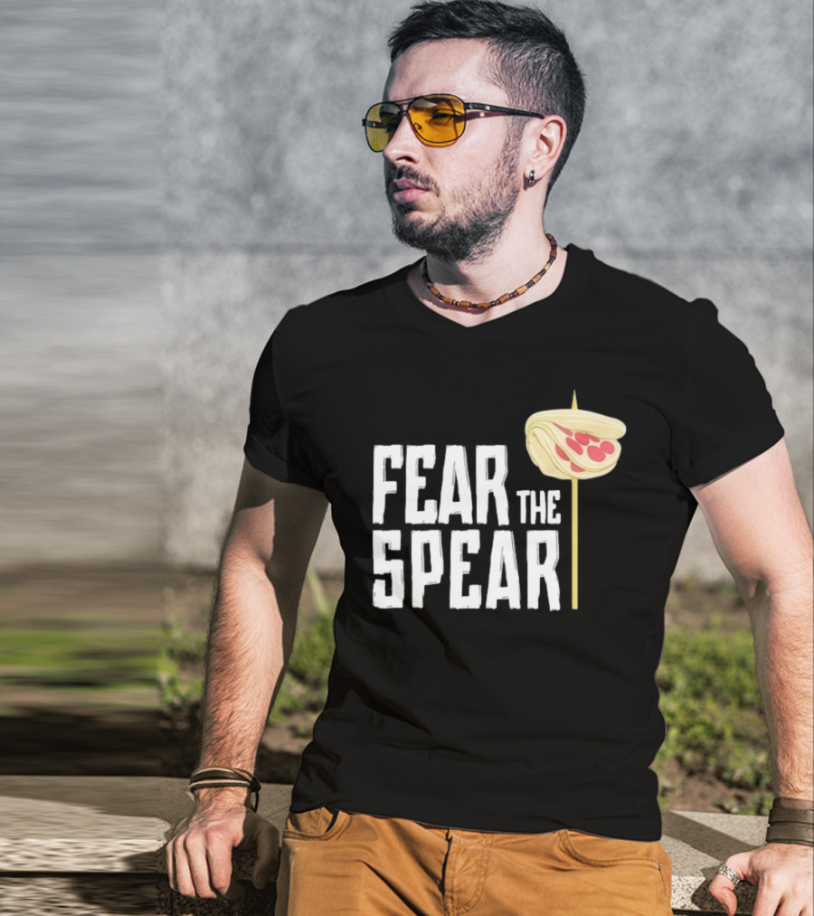 Detroit Tigers Fear The Spear Pizza T-Shirt