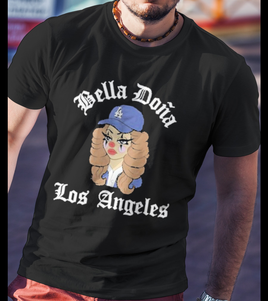 Bella Doña Los Angeles Dodgers Baseball T-Shirt