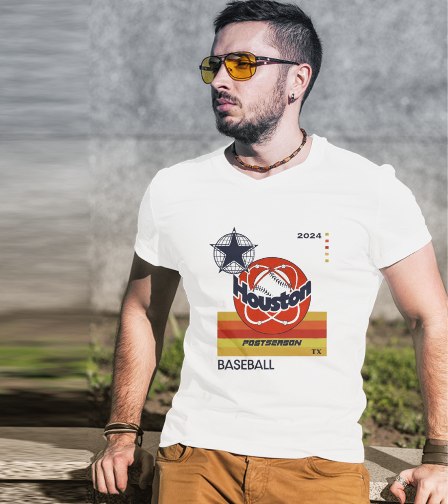 Houston TX Postseason Baseball October T-Shirt