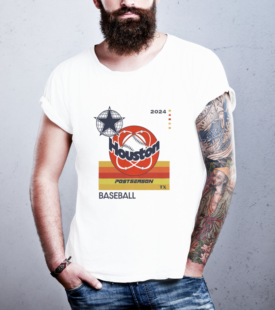 Houston TX Postseason Baseball October T-Shirt