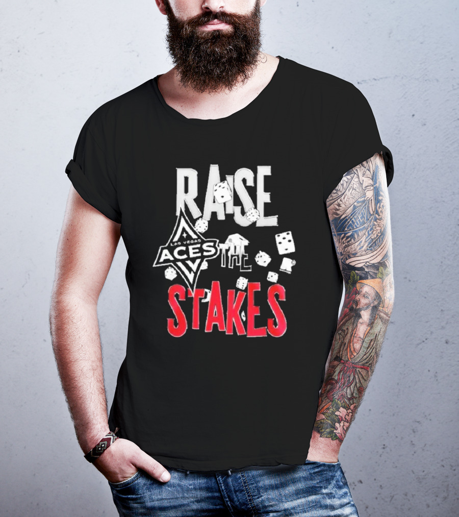 Las Vegas Aces Raise The Stakes Dice T-Shirt