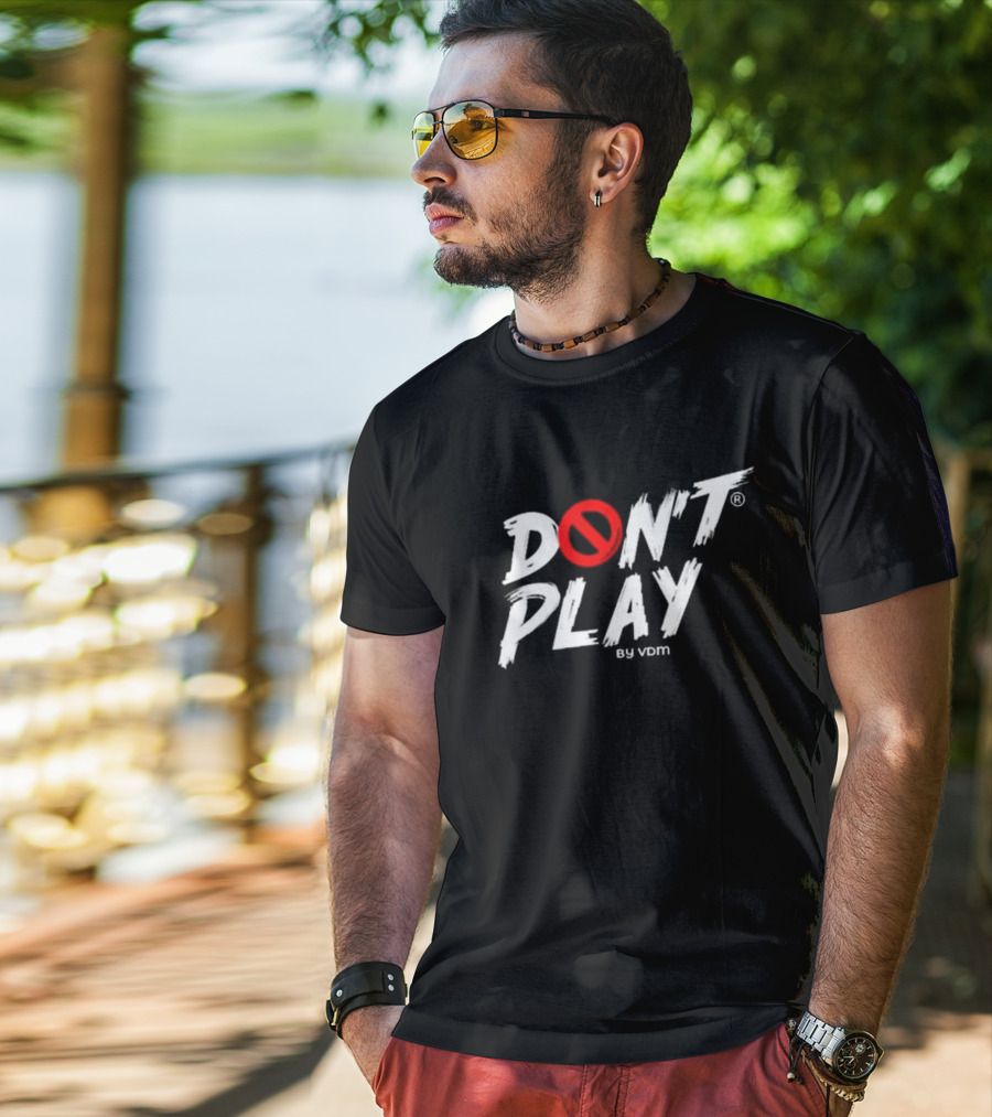 DON'T Symbol Red Circle Slash By VDM T-Shirt