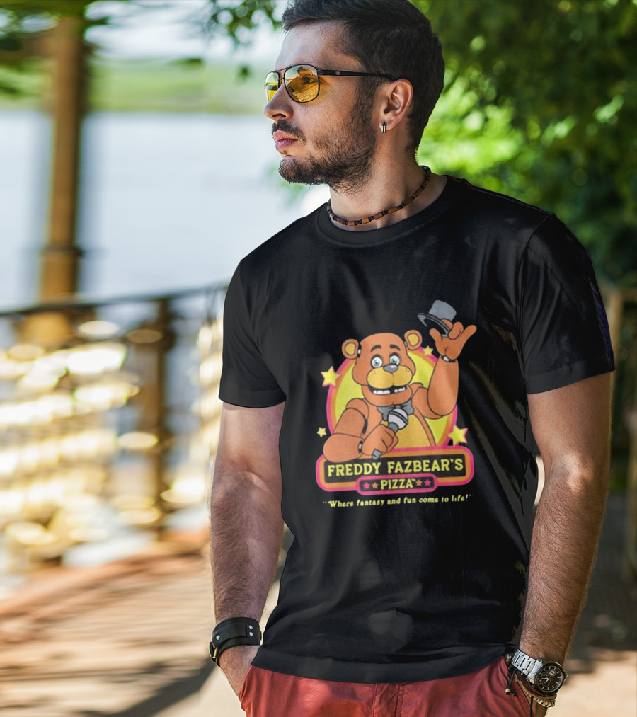 Freddy Fazbear’s Pizza Where Fantasy And Fun Come To Life Five Nights At Freddy’s T-Shirt