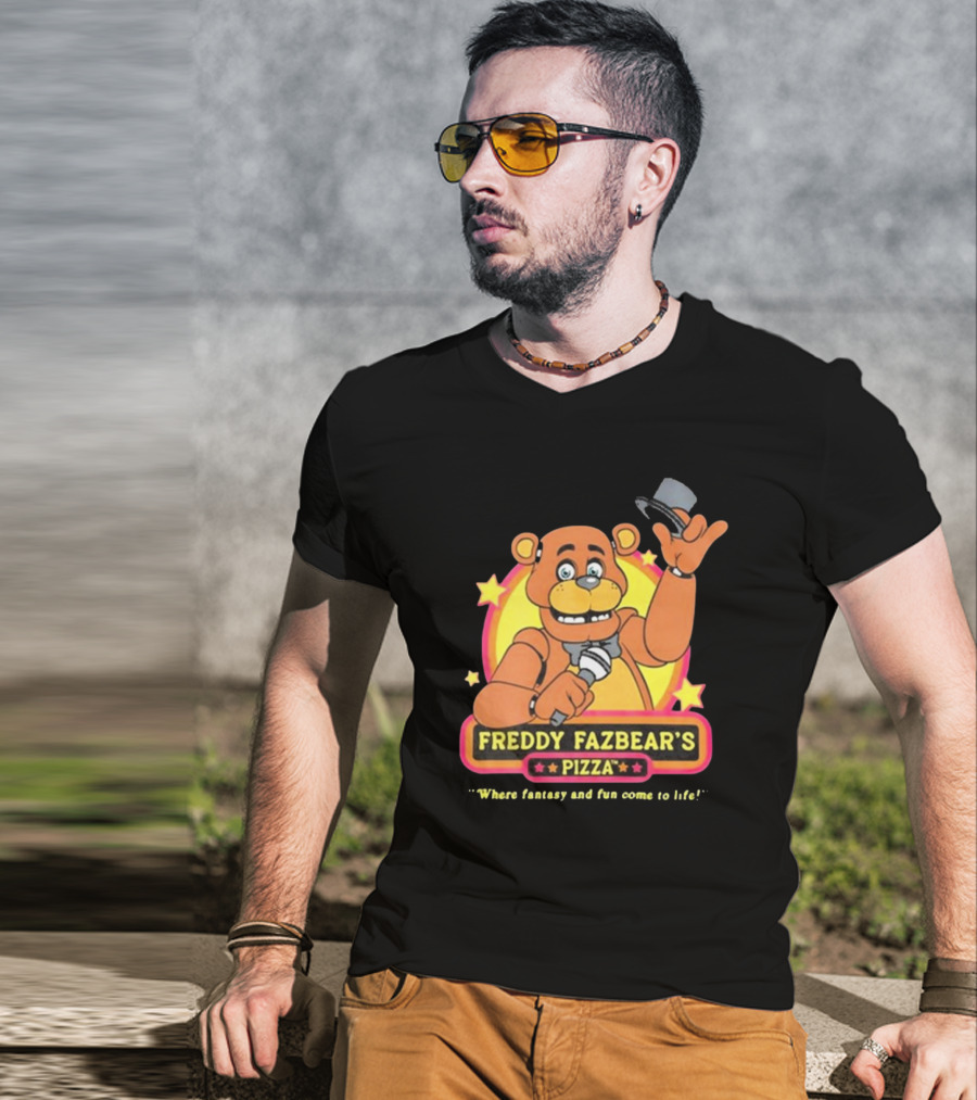 Freddy Fazbear’s Pizza Where Fantasy And Fun Come To Life Five Nights At Freddy’s T-Shirt