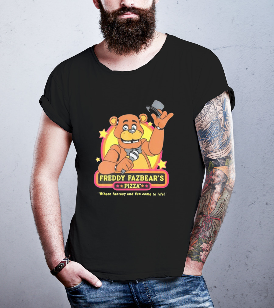 Freddy Fazbear’s Pizza Where Fantasy And Fun Come To Life Five Nights At Freddy’s T-Shirt