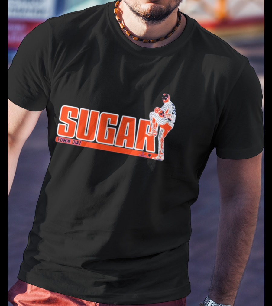 New York Mets Edwin Diaz Sugar Pitching Highlight T-Shirt
