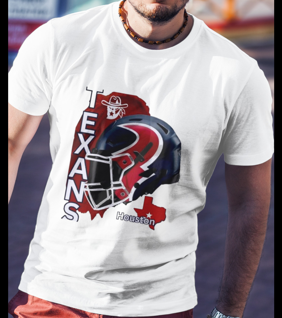 Texans Houston Team Spirit Sports Helmet Texans T-Shirt