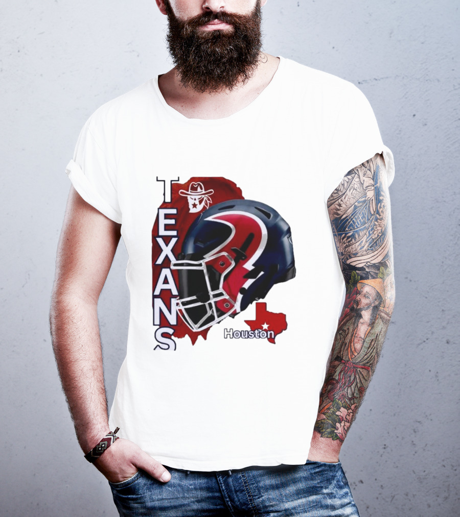 Texans Houston Team Spirit Sports Helmet Texans T-Shirt
