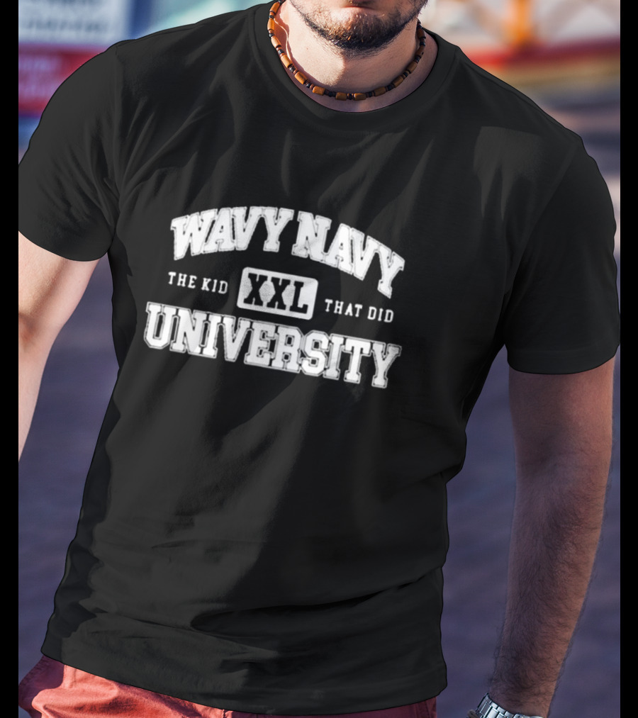 Wavy Navy XXL University The Kid That Did T-Shirt