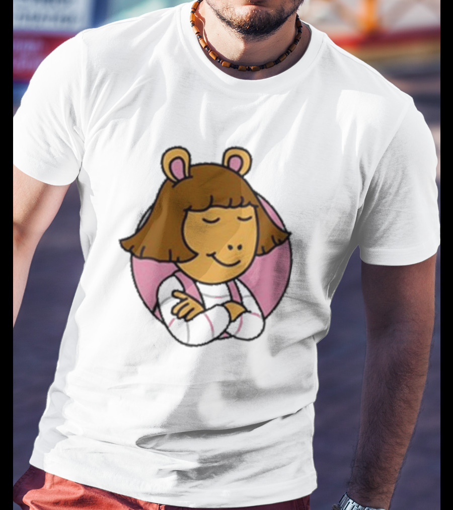 Arthur DW Cartoon Crossed Arms Confident Pose T-Shirt