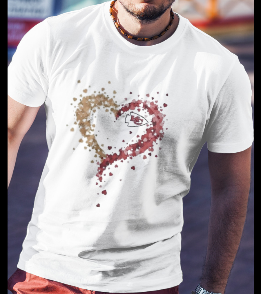 Passion Heart Kansas City Chiefs T-Shirt
